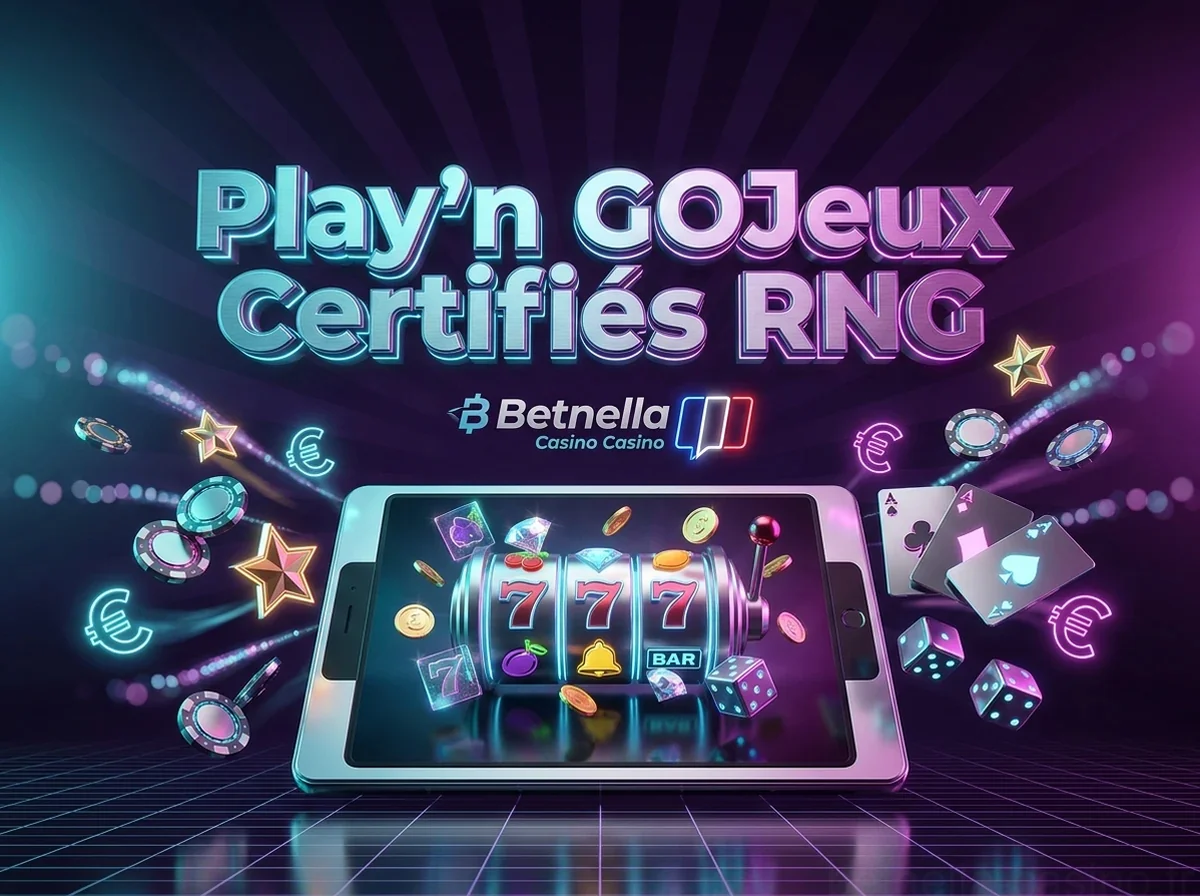 Play'n GOJeux Certifiés RNG